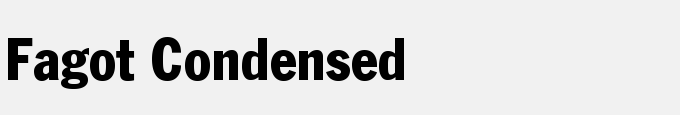 Fagot Condensed