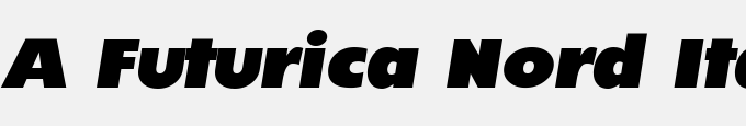 A Futurica Nord Italic