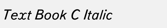 Text Book C Italic