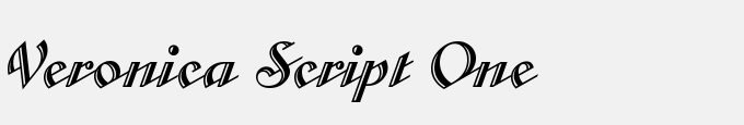 Veronica Script One