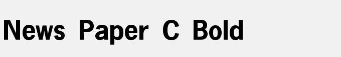 News Paper C Bold