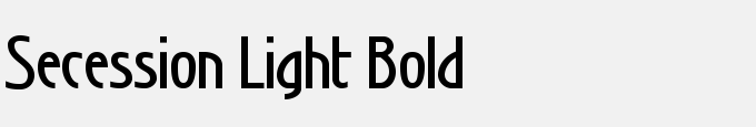 Secession Light Bold