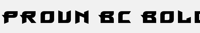 Proun BC Bold