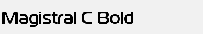Magistral C Bold
