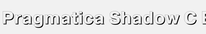 Pragmatica Shadow C Bold