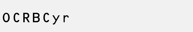 OCR-BCyr