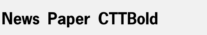 News Paper CTT-Bold