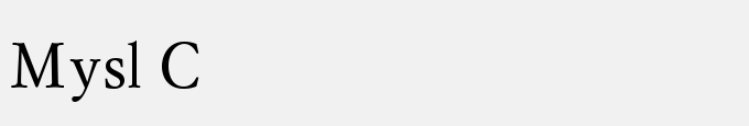 Mysl C