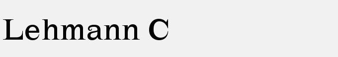 Lehmann C