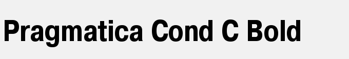 Pragmatica Cond C Bold
