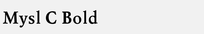 Mysl C Bold