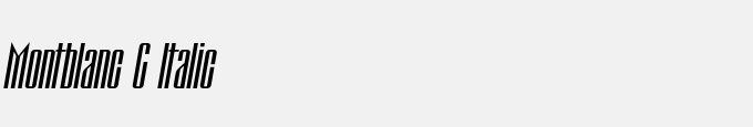 Montblanc C Italic