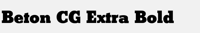Beton CG Extra Bold