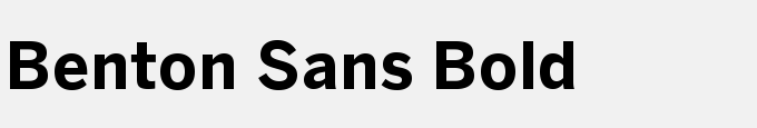 Benton Sans Bold