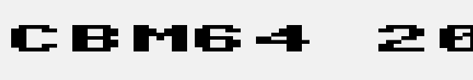 CBM-64 20 Column