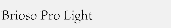 Brioso Pro Light