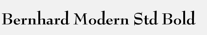 Bernhard Modern Std Bold