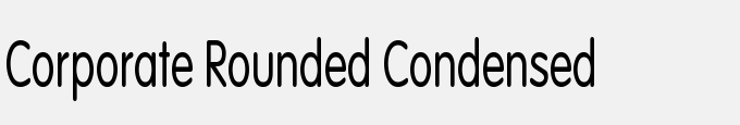 Corporate Rounded Condensed