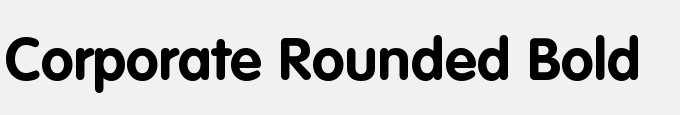 Corporate Rounded Bold