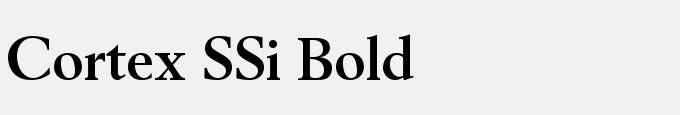 Cortex SSi Bold