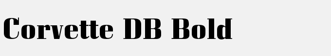 Corvette DB Bold
