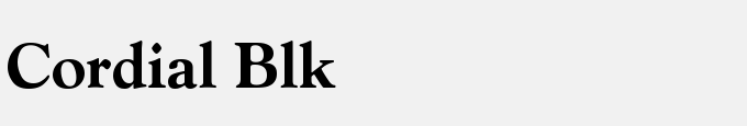 Cordial Blk