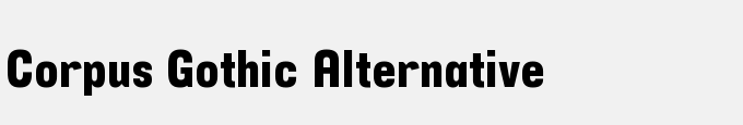 Corpus Gothic Alternative