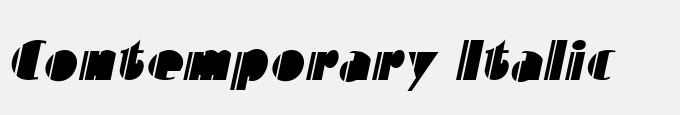 Contemporary Italic