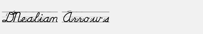 DNealian Arrows