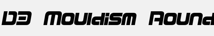 D3 Mouldism Round Italic