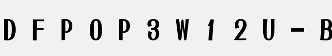 DFPOP3W12U-B5