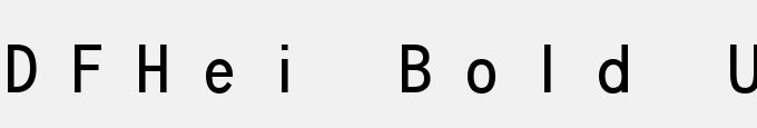 DFHei Bold U-B5
