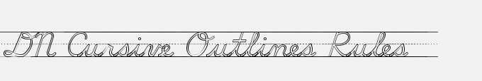 DN Cursive Outlines Rules