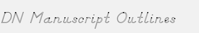 DN Manuscript Outlines