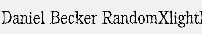 Daniel Becker Random-Xlight-Regular