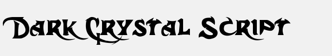 Dark Crystal Script