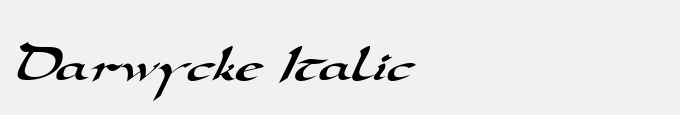 Darwycke Italic