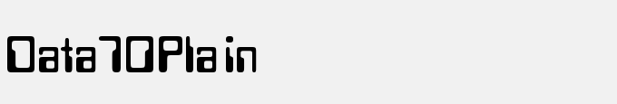 Data70Plain