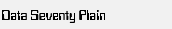 Data Seventy Plain