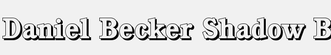 Daniel Becker Shadow-Bold