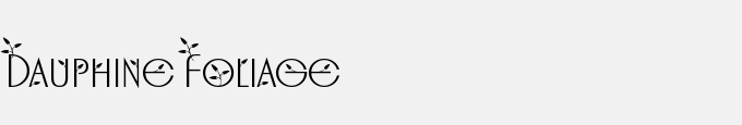 Dauphine Foliage