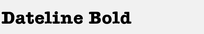 Dateline Bold