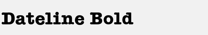 Dateline Bold