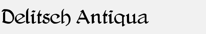 Delitsch Antiqua