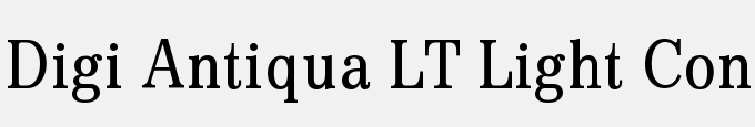Digi Antiqua LT Light Condensed