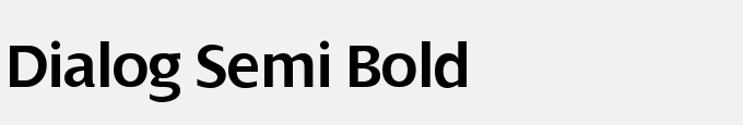 Dialog Semi Bold