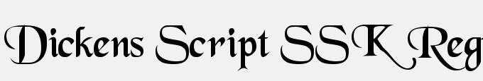 Dickens Script SSK Regular