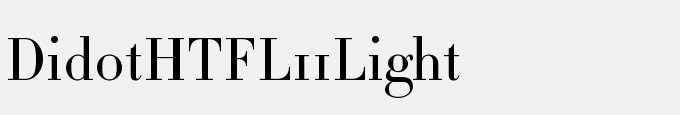 Didot-HTF-L11-Light