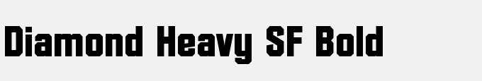 Diamond Heavy SF Bold
