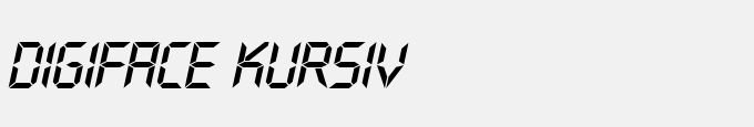 Digiface Kursiv